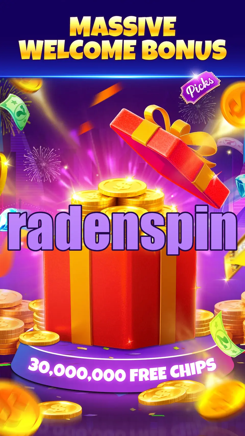 radenspin Masuk